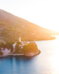Dominican monastery near Bol on the island of Brac in Croatia