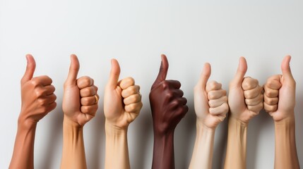 various_hand_show_thumbs_uplike