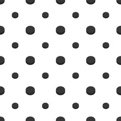 Hockey puck icon seamless pattern with simple sport symbols. Ice hockey vector print. Winter sporting repeated wallpaper for activity designs, fancier prints. Minimalistic style