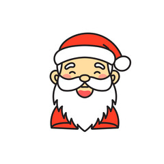Vector Illustration of Santa Claus