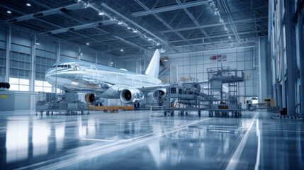 An aerospace testing facility, where aircraft undergo rigorous performance trials