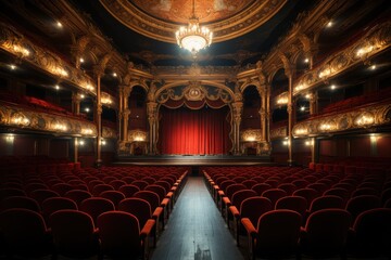 Fototapeta premium Teatro Large luxury.