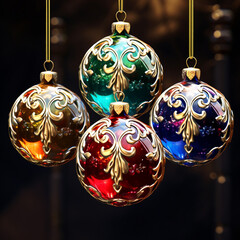Unusual Christmas tree decorations are very beautiful for decorating a Christmas tree.