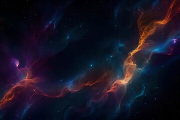 An otherworldly wallpaper resembling a mystical nebula in space - AI Generative