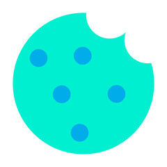 Fototapeta premium Flat Cookie icon