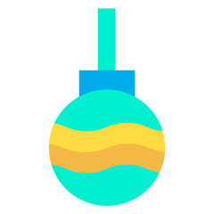 Flat Decoration Ball icon