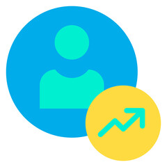 Flat Success User icon