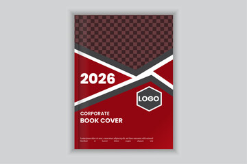 Modern, Creative and Professional Book Cover Design Template.
