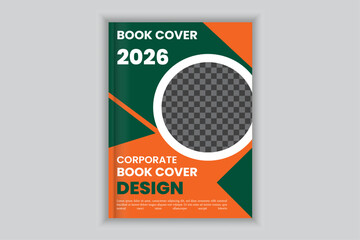 Modern, Creative and Professional Book Cover Design Template.