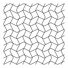 cube line Geometric Seamless Pattern Element