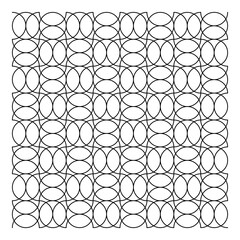 Oval Geometric Seamless Pattern Element