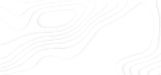 Abstract paper cut white background. Abstract wavy line 3d paper cut white background.