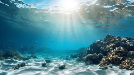 Fototapeta na wymiar Underwater Sea