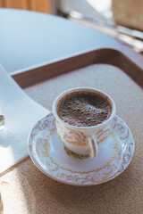 Elegant Cup of Turkish Coffee