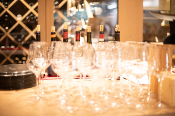 Blick in die Vinothek