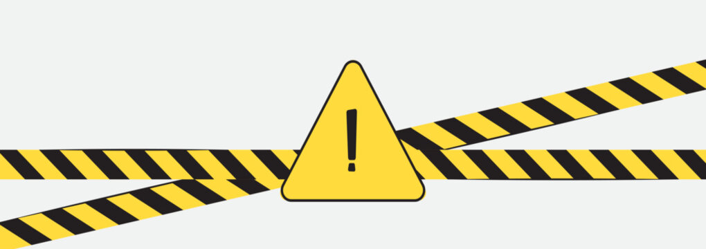 yellow allert sign
