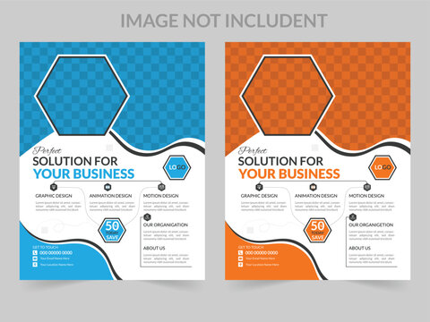 New Modern And Creative Corporate Business Flyer Template  Design