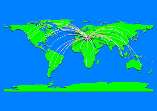 Agrinio, Greece map - Concept map for Agrinio, Greece on World map. Suitable for export concepts. File is suitable for digital editing and prints of all sizes.