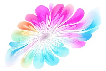 Bright, colorful abstract floral background in watercolor technique.