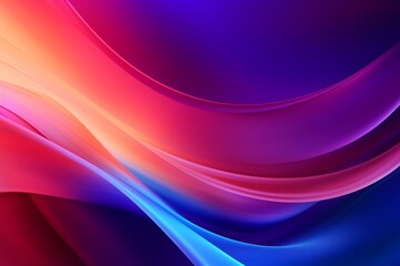 Blurred UV gradient tech background with abstract motion and vibrant colors. Generative AI