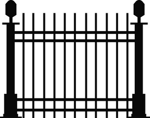 Gate Entrance Tool Collection Icons Set Vector. Garage And Parking Barrier Security Equipment, Metallic