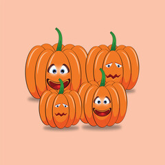 Halloween Special Vector Pumpkin Design