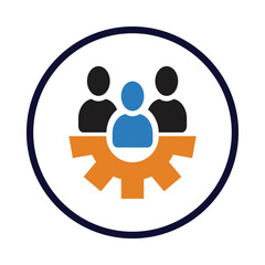 business team arrangement icon