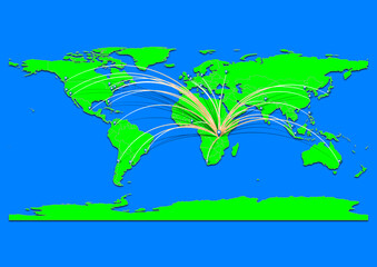 Karema, Tanzania map - Concept map for Karema, Tanzania on World map. Suitable for export concepts. File is suitable for digital editing and prints of all sizes.