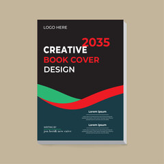 Modern  and  Business Book Cover Design , theme book cover template A4 size book cover template for annual report, magazine, 