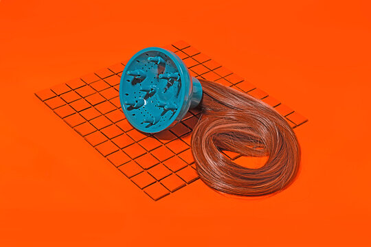 Hair dryer with extensions