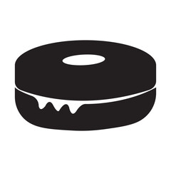 donuts icon logo vector design template