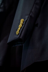 suits button close up