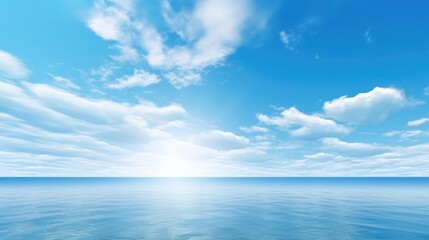 Naklejka na ściany i meble blue sky ocean 