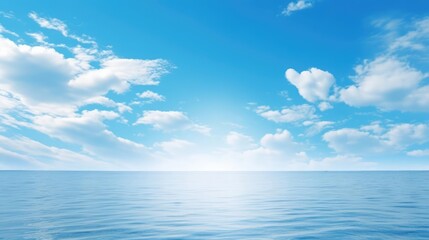 blue sky ocean  - obrazy, fototapety, plakaty