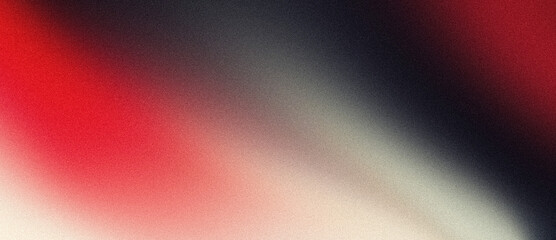 Red black white grainy gradient background noise texture abstract poster banner design © Enso