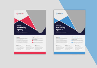 Corporate business flyer template design set, Brochure design, cover modern layout, annual report, poster, flyer in A4 with colorful business proposal, promotion, advertise, publication, cover page.