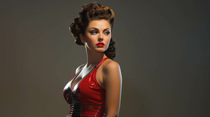 Housewife Retro Futuristic Vintage