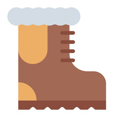 Winter Boots Fashion flat icon