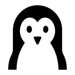 Animal Penguin Wildlife solid glyph icon