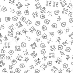 Military Honours Seamless Pattern for printing, wrapping, design, sites, shops, apps