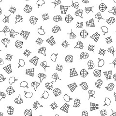 Plane, Binocular, Helmet, Parachute Seamless Pattern for printing, wrapping, design, sites, shops, apps