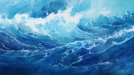 Fototapeta na wymiar stormy sea waves background wallpaper