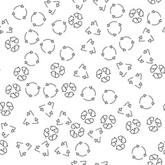 Recycle Seamless Pattern for printing, wrapping, design, sites, shops, apps