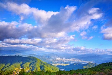 landscape with clouds