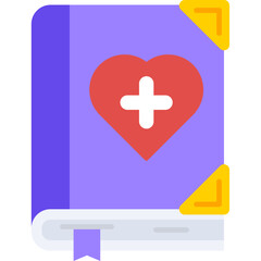 Obraz premium Medical book Icon