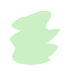 Red green abstract shapes vector decor