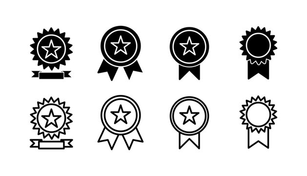 Achieve icon vector. medal icon vector. award. Certificate. approved