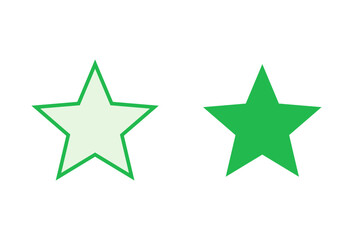 Star Icon set. rating icon vector. favourite star icon