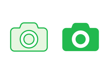 Camera icon set. photo camera icon. camera photography icon.