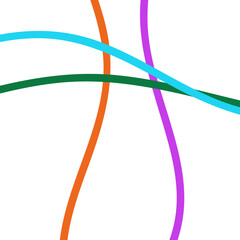 Colorful abstracts lines background 